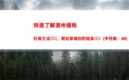 個人所得稅電位
